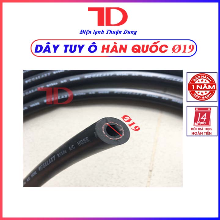 Dây tio Hàn Quốc phi 19, dây tuy ô phi 19, Điện lạnh Thuận Dung
