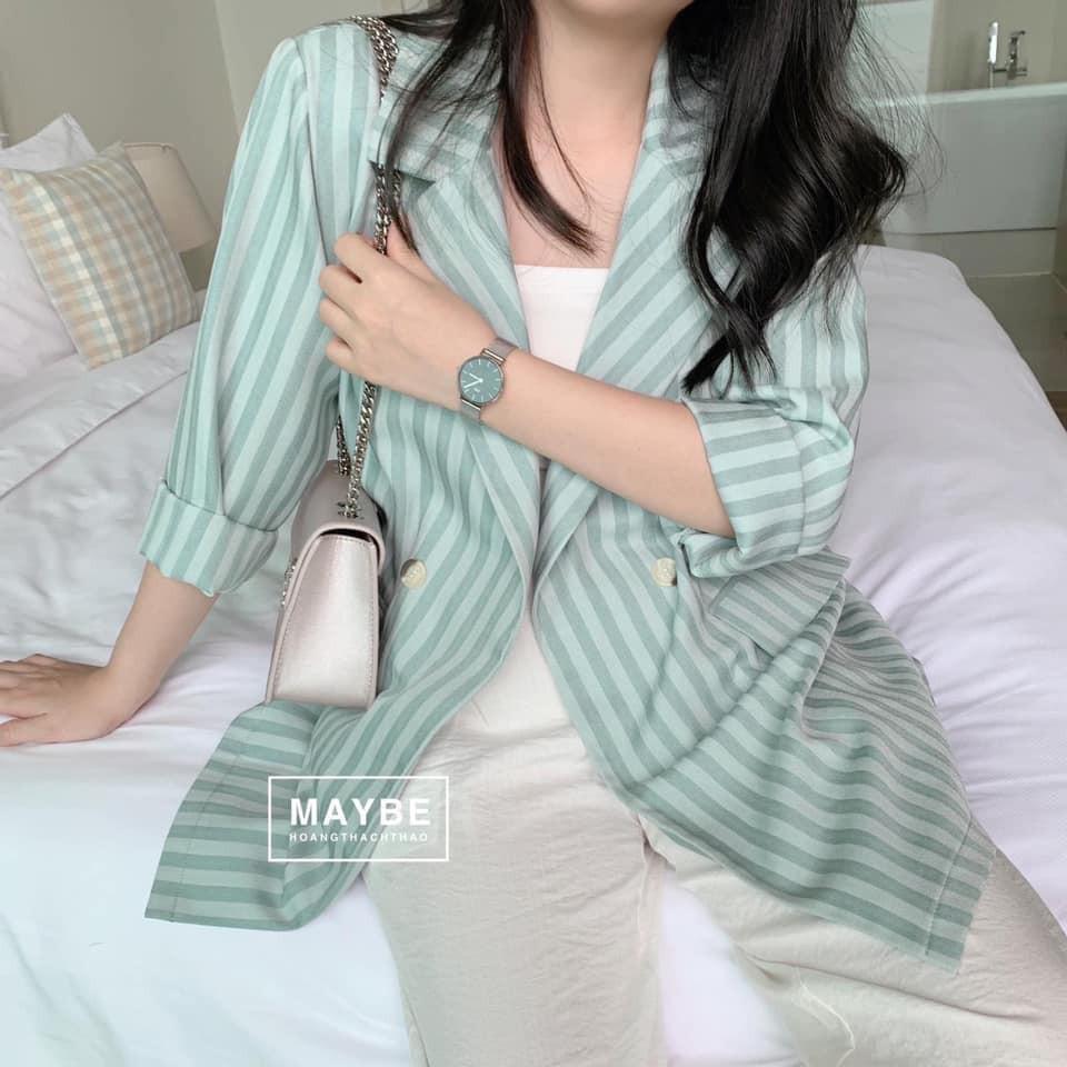 Áo Khoác Vest Form Rộng Nữ