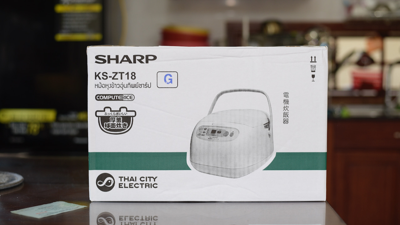 NỒI CƠM ĐIỆN TỬ SHARP KS-ZT18 THÁI LAN - HÀNG NHẬP KHẨU