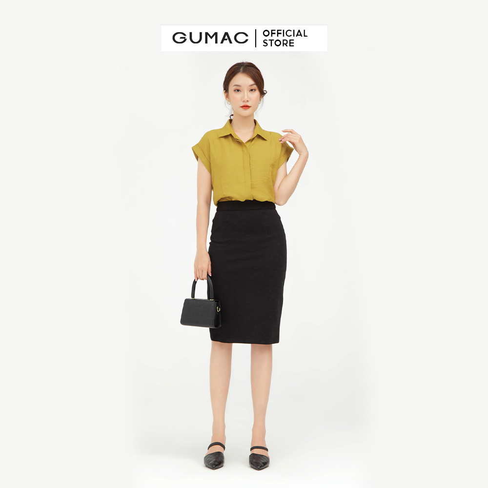 Chân váy ngắn GUMAC VC03007 bút chì