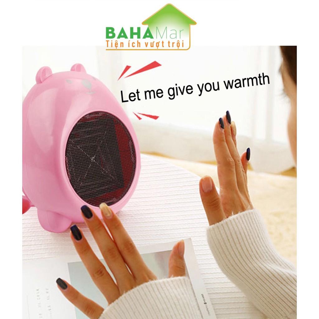 QUẠT SƯỞI ĐIỆN MINI HÌNH GẤU "BAHAMAR" tạo gió ấm thích hợp để phòng ngủ, bàn làm việc...