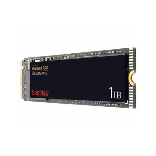 Ổ cứng gắn trong SanDisk Extreme PRO M.2 NVMe 3D SSD, 1TB, Read 3,400MB/s, Write 2,800MB/s, 5Y_SDSSDXPM2-1T00-G25 - Hàng Chính Hãng