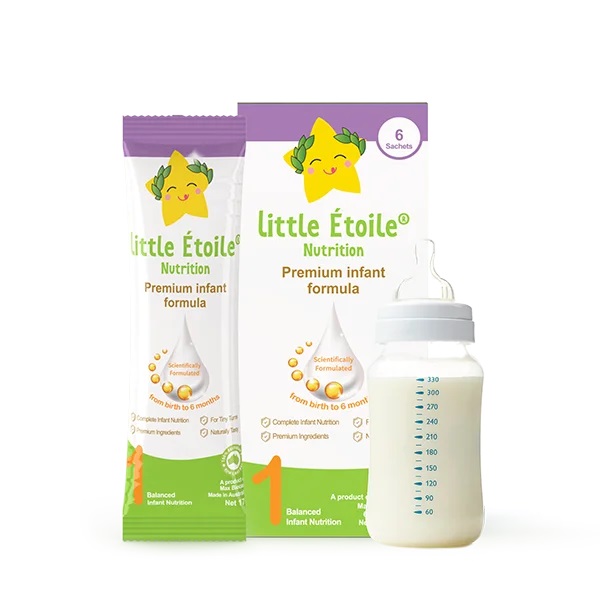 Sữa bột Little Étoile Nutrition Premium hộp 6 gói 17gram