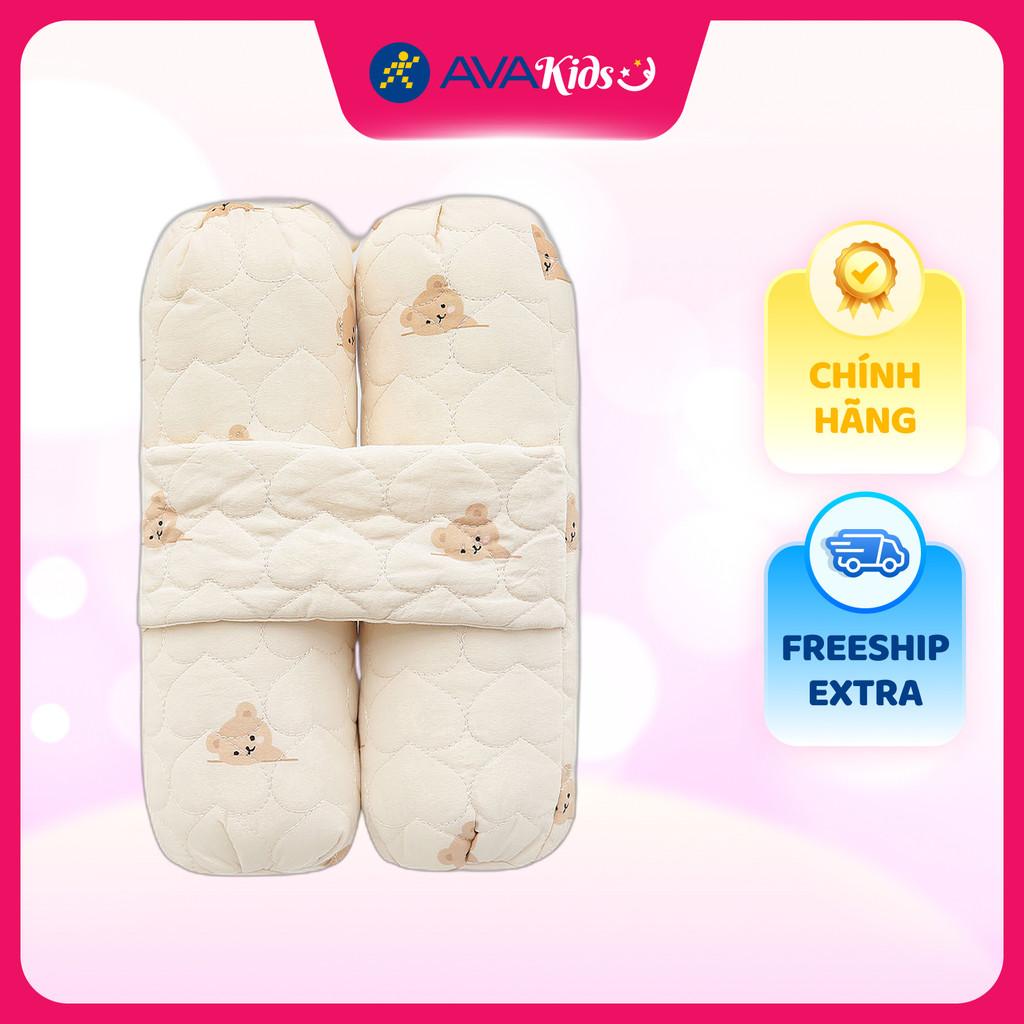 Gối chặn Bessla 35x24x12 cm - Gấu (0 - 6 tháng) - Hàng Chính Hãng