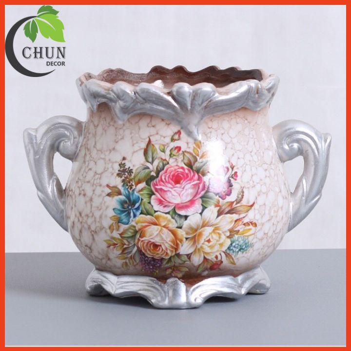 Bình cắm hoa cao cấp, bình hoa Decor sang trọng phong cách Châu Âu cao 14cm