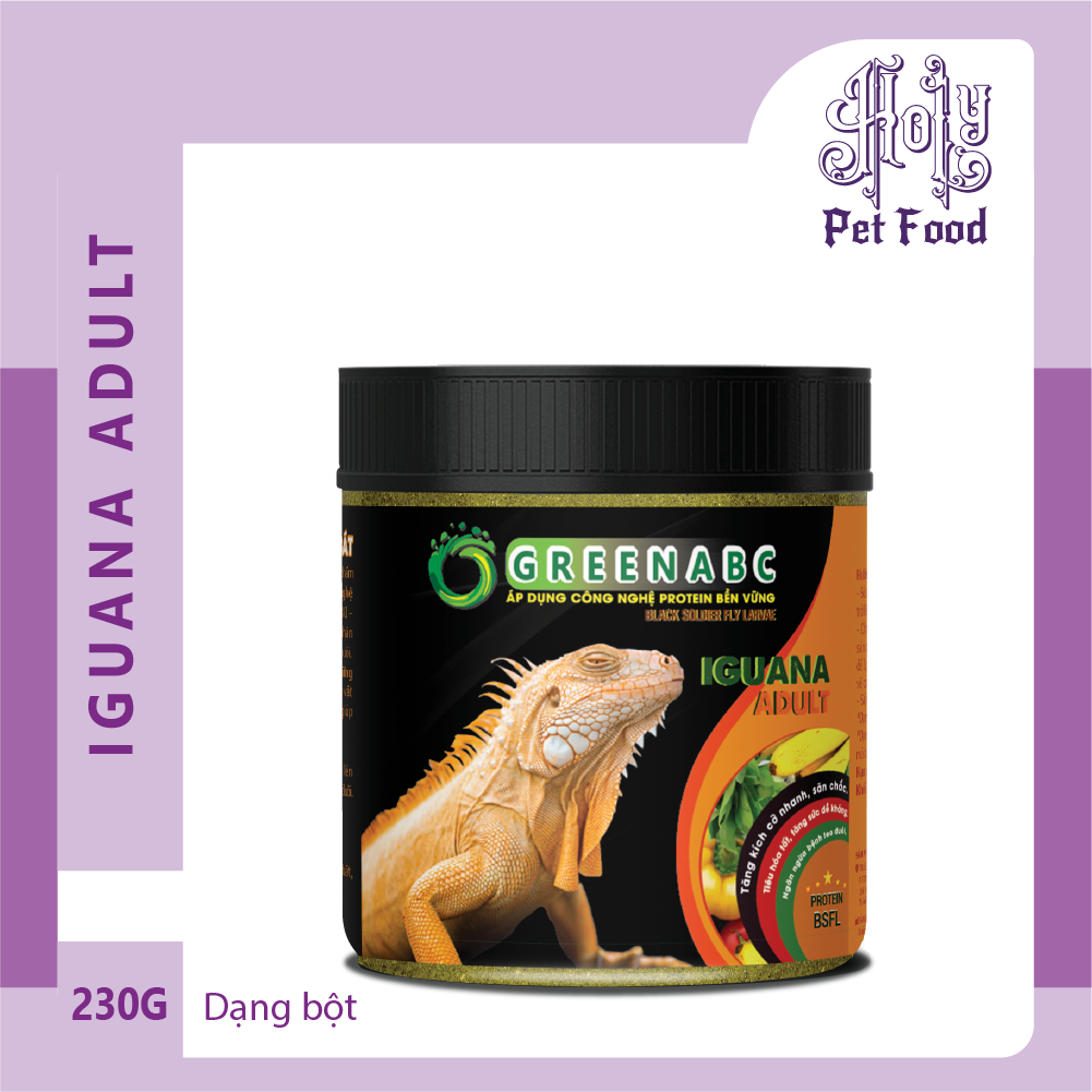 Thức ăn IGUANA TRƯỞNG THÀNH - Rồng Nam Mỹ trưởng thành