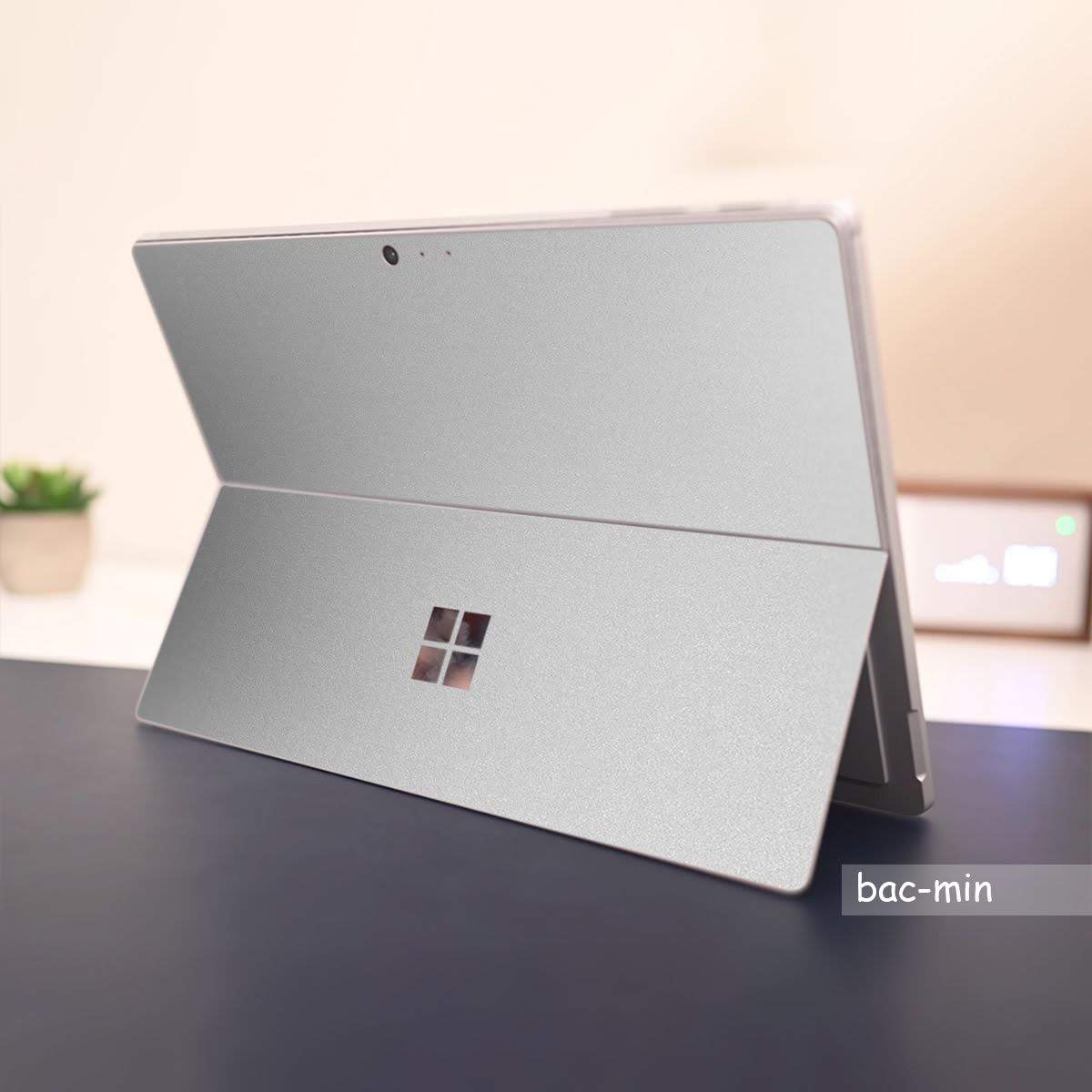 Skin dán hình Aluminum Chrome bạc mịn cho Surface Go, Pro 2, Pro 3, Pro 4, Pro 5, Pro 6, Pro 7, Pro X