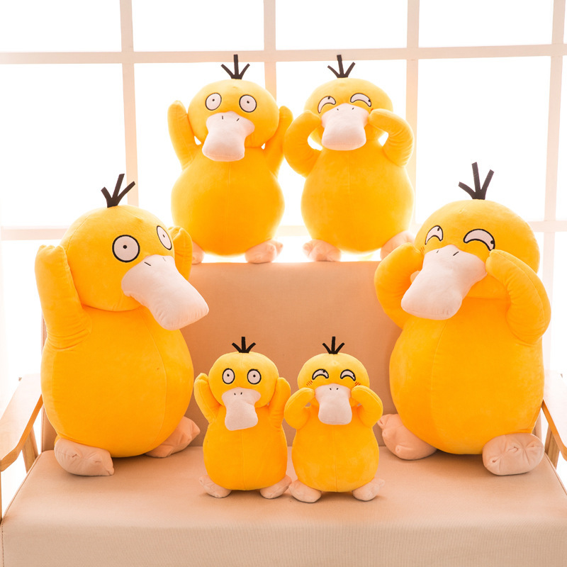 Gấu bông pokemon vịt bối rối Psyduck (30cm---&gt;90cm) hàng chính hãng pokemon mới 100% xịn mịn đẹp cao cấp, an toàn cho trẻ nhỏ