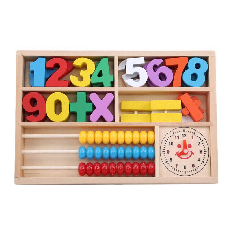 Bộ Bảng Tính Bằng Gỗ - Giúp Bé Học Toán