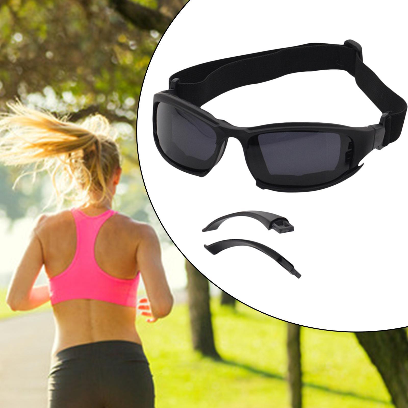 2Pcs Lightweight Sports Glasses Goggles Unisex Eyewear Running Cycling