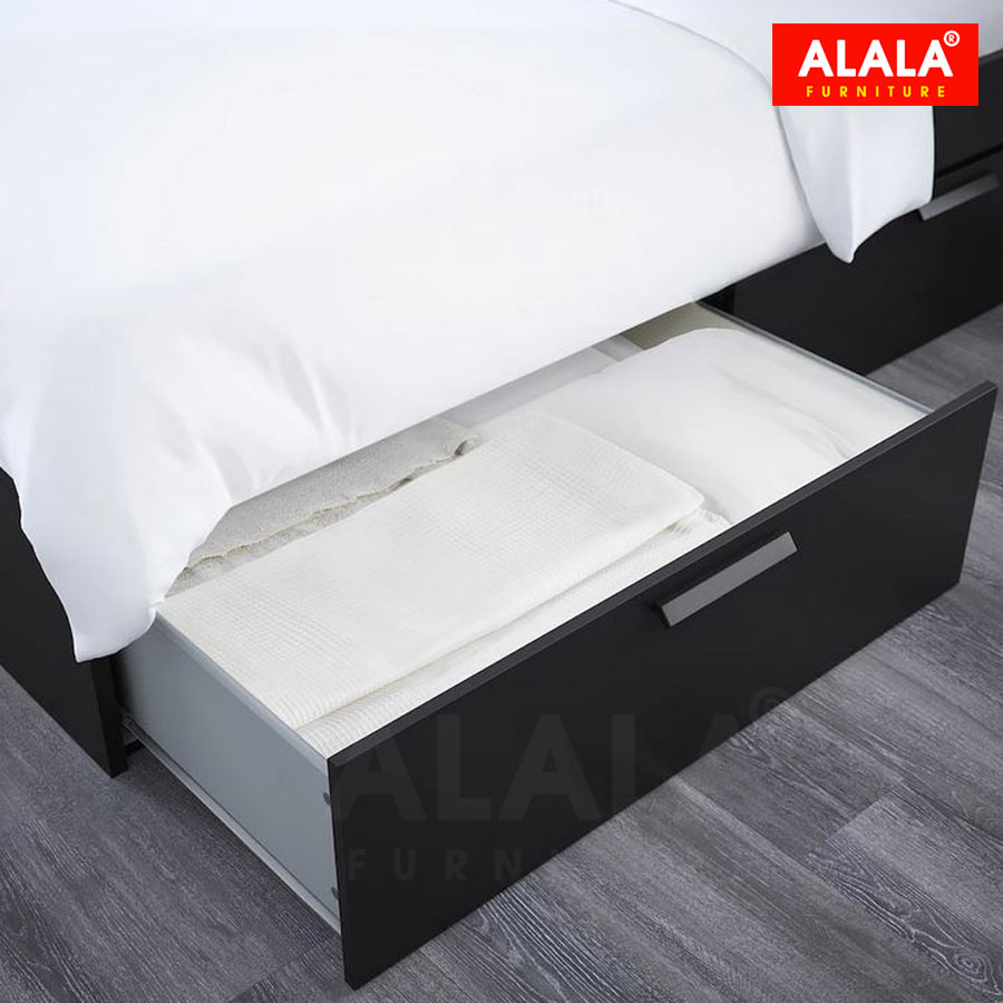 Giường ngủ ALALA36 + 2 hộc kéo / Miễn phí vận chuyển và lắp đặt/ Đổi trả 30 ngày/ Sản phẩm được bảo hành 5 năm từ thương hiệu ALALA/ Chịu lực 700kg