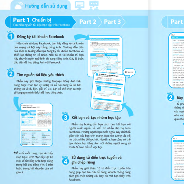 Học Tiếng Anh Với Facebook (Kèm 1 CD)
