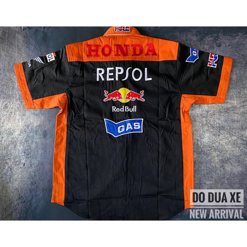 Áo sơ mi đua xe Honda Repsol