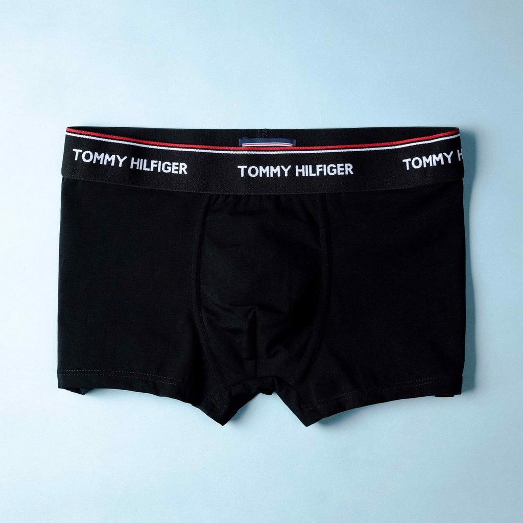 Quần lót nam boxer Tomy đùi cao cấp cotton đẹp siêu thấm hút mồ hôi thoải mái vận động thoáng mát - TOMY HILFIGER