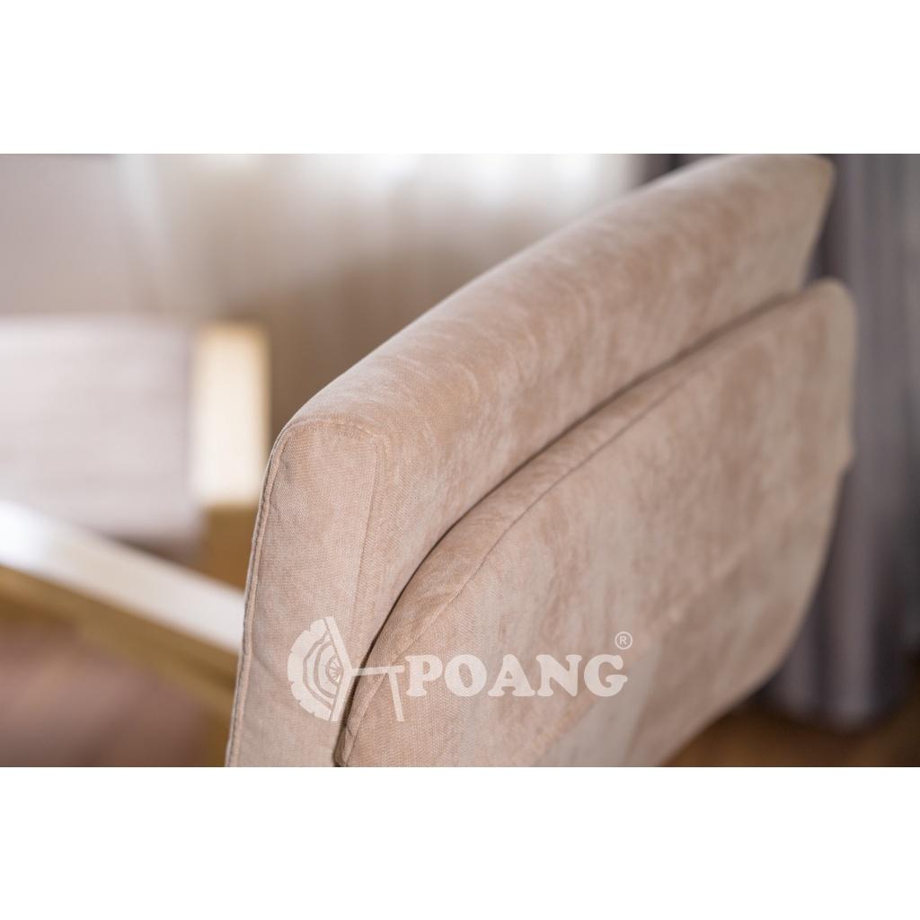 Ghế thư giãn | POANG | plywood óc chó/bạch dương | vải cotton | beige | R67xS139xC86 cm