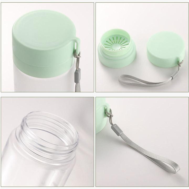 Bình đựng nước uống thể thao, dã ngoại ngoài trời bằng nhựa PC, dung tích lớn 600-800ml tùy chọn