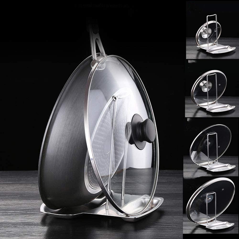 Nồi Lẩu Inox Nắp Giá Đỡ Có Thể Tháo Rời Chảo Bao Kệ Bếp Đa Năng Thìa Đũa Giá ĐỠ MUỖNG Đứng Phụ Kiện Nhà Bếp