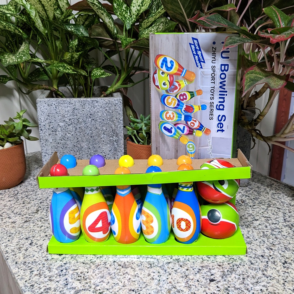 Bộ đồ chơi bowling set 10 chi tiết cho bé BABYPLAZA UL222502