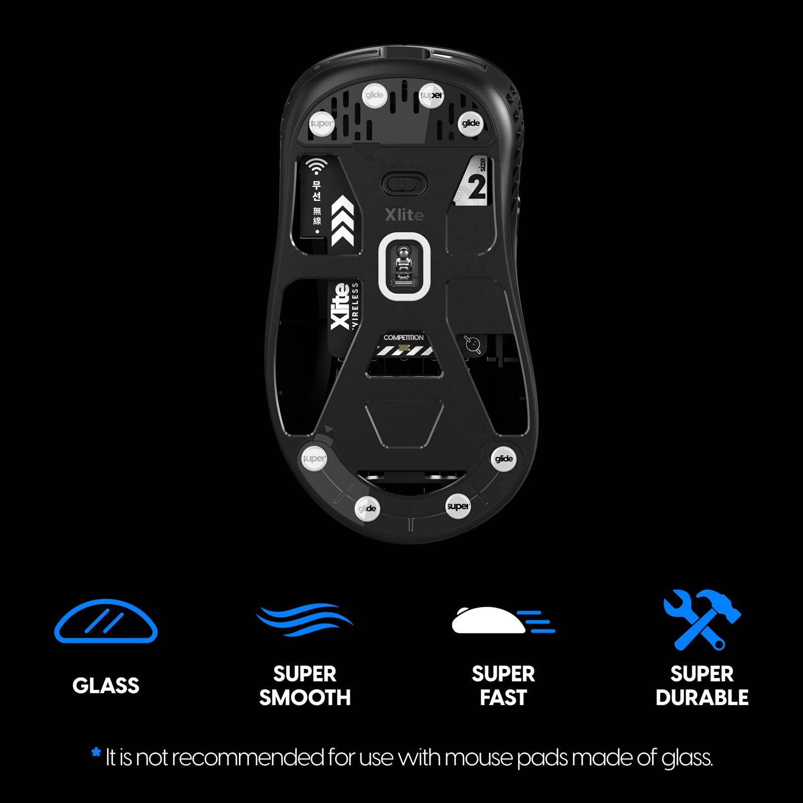 Feet chuột Pulsar Superglide - 6mm Dot Skates - Hàng Chính Hãng