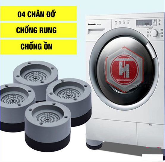 Bộ 4 chân đệm chống rung đa năng, Chân đế kê máy giặt tủ lạnh siêu êm, không tiếng động G359-ChankeMG