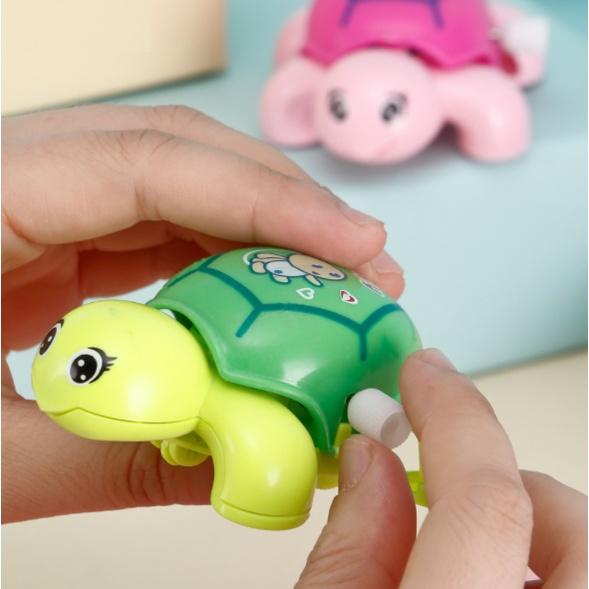 Đồ chơi xe con lên dây cót hình chú rùa đáng yêu cho bé