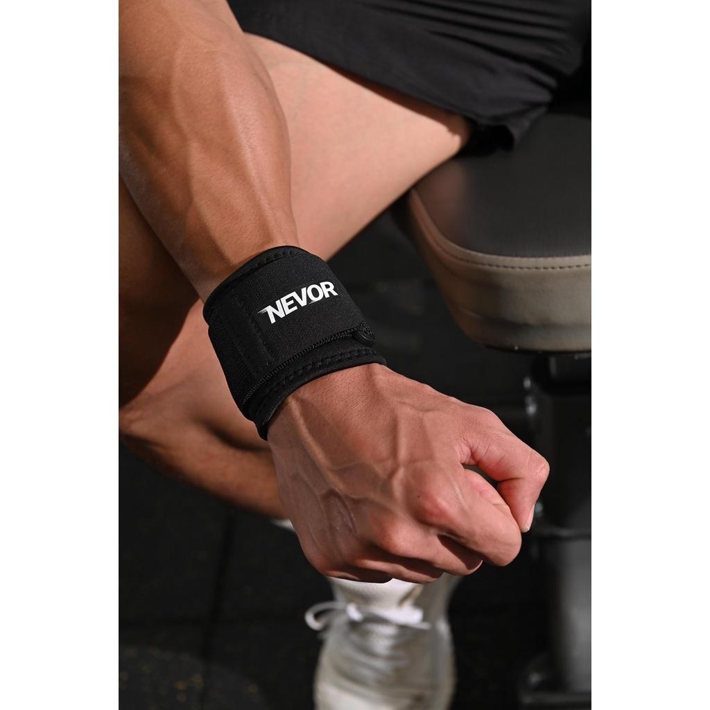 Băng quấn cổ tay Nevor BQT03 giảm đau, phòng tránh chấn thương sử dụng cho gym, cầu lông, tennis...