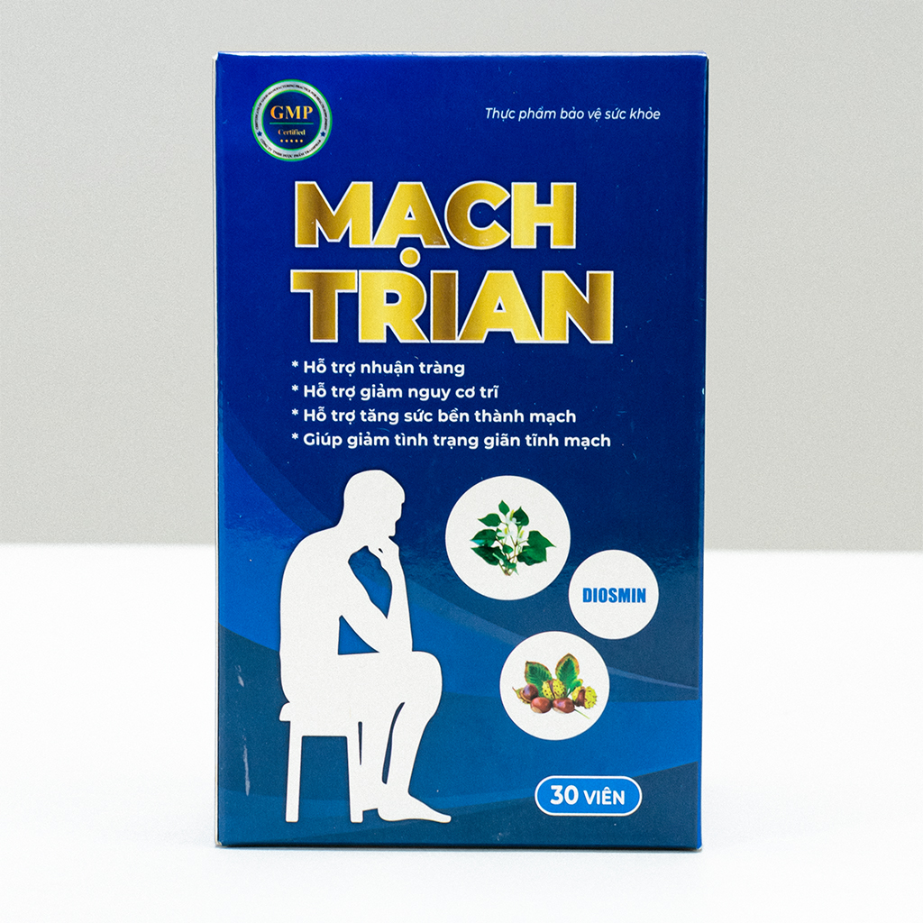 MẠCH TRIAN Hỗ trợ nhuận tràng và tăng sức bền thành mạch