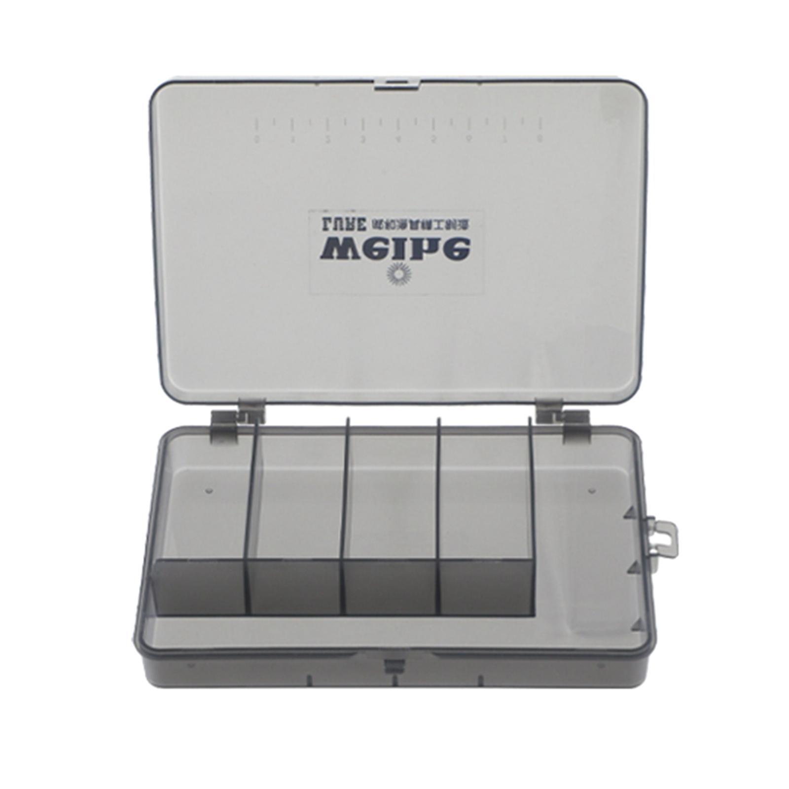 Fishing Tackle Box Organizer, Gear Case Container, Boat Fishing Storage Case, Fishing Equipment for Lures, Worms, Beads, Jigs, Hooks