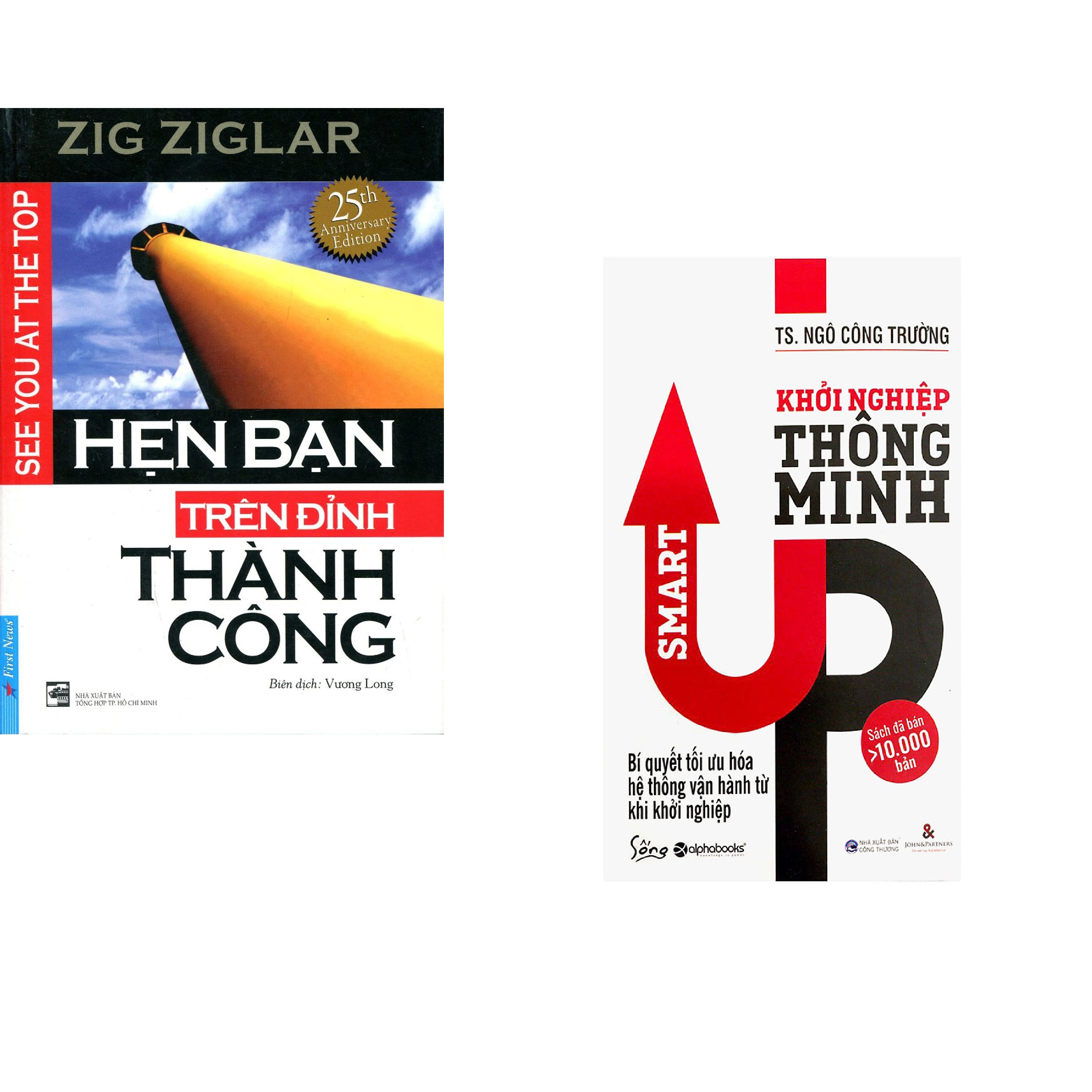 Combo 2 cuốn sách: Hẹn Bạn Trên Đỉnh Thành Công + Khởi nghiệp thông minh