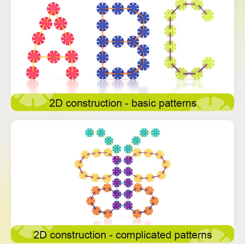 Đồ chơi lắp ghép hoa tuyết chính hãng Mideer - Snowflake Blocks MD1212 (200 chi tiết)