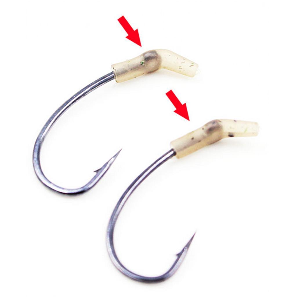 30pcs Rubber Hook Aligner Carp Fishing Line Aligner Hair Rigs