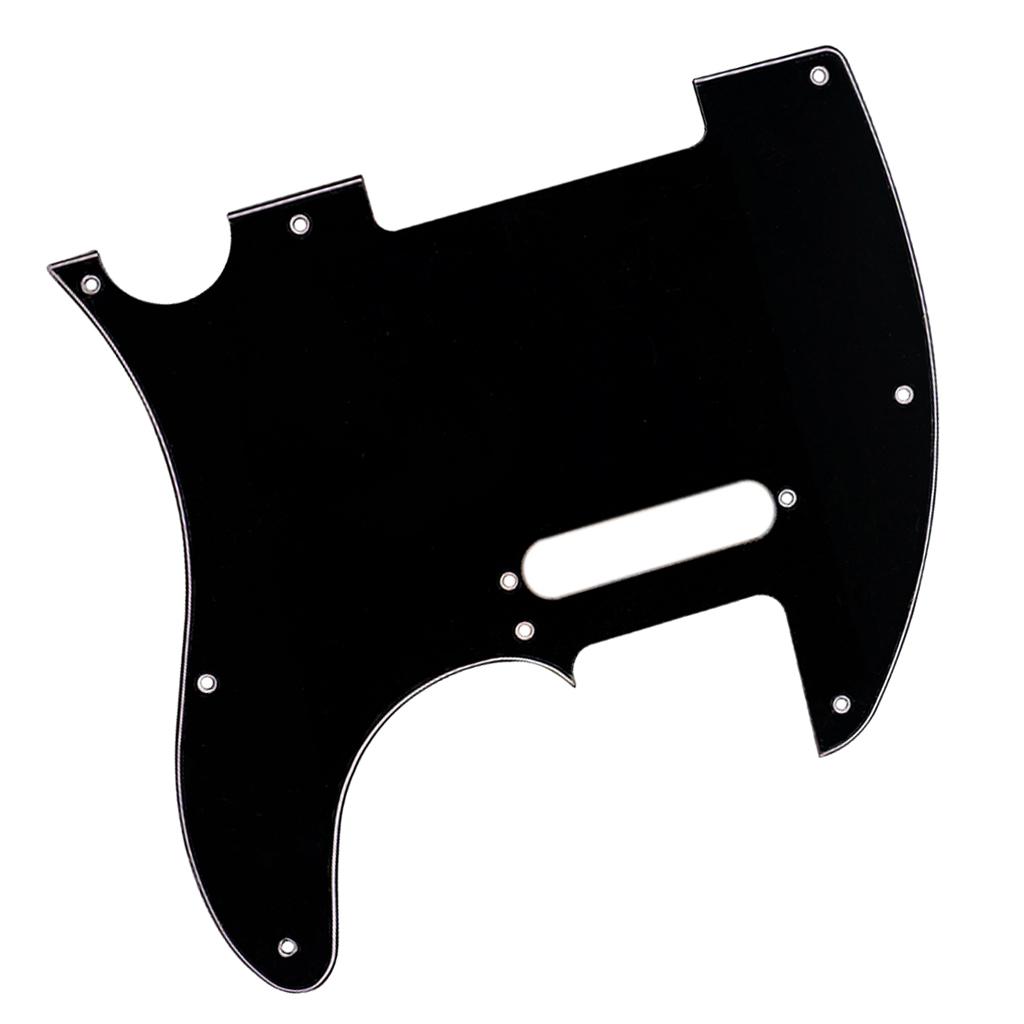 Electric Guitar Pickguard Guitar Pickguard Plate Replacement Black for TL