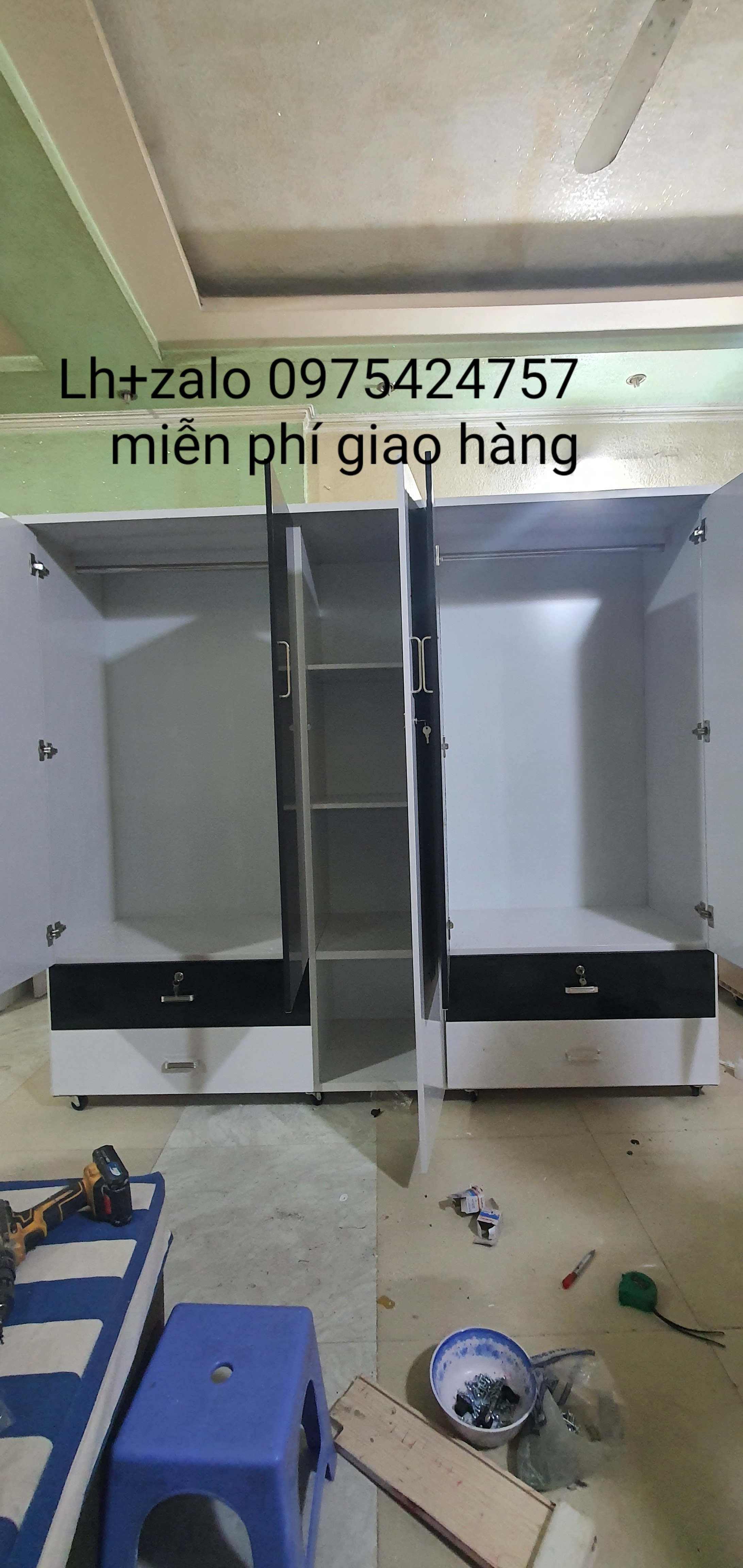 Tủ nhựa đài loan 5 cánh