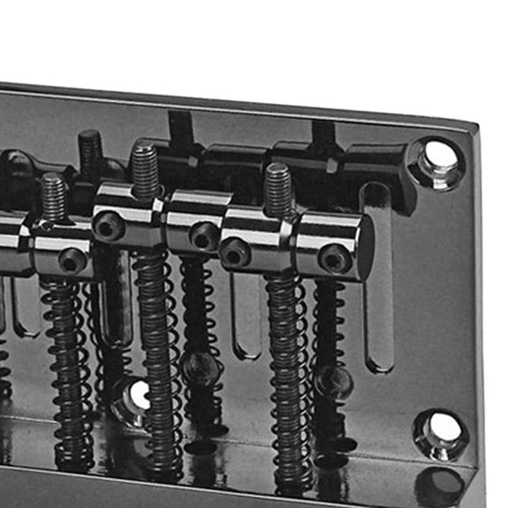 Black Professional 4 String Bass Bridge for Electric Bass Guitar