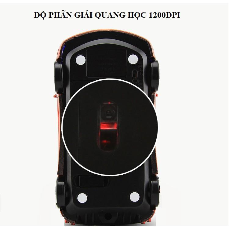 Chuột mô hình siêu xe️️Chuột bluetooth mini cao cấp - Chuột máy tính không dây mô hình ô tô (Ferrari) V3