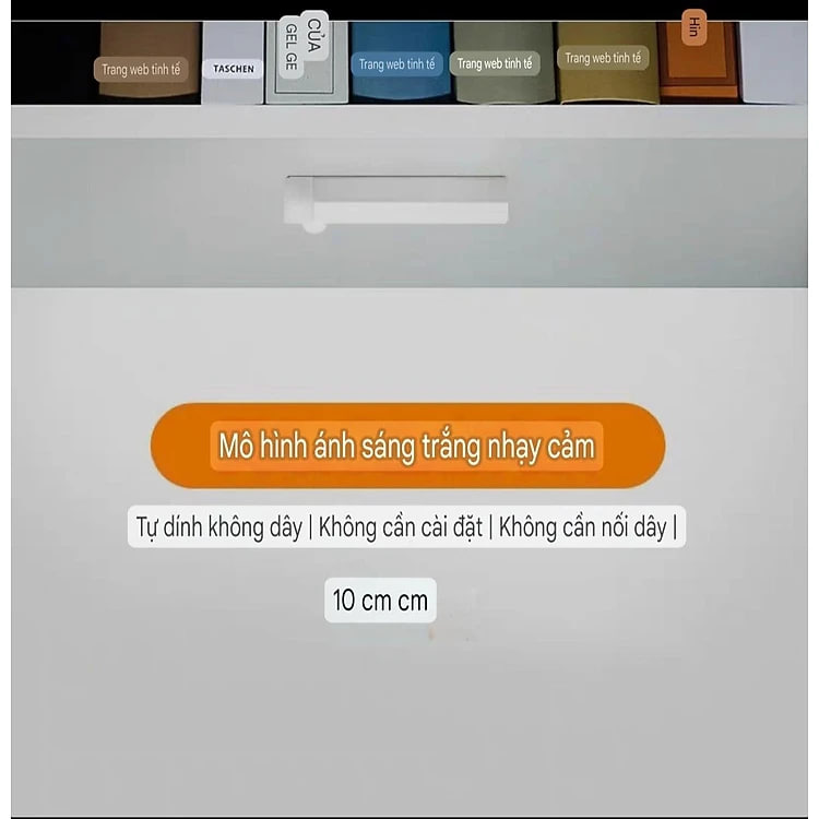 ĐÈN LED CẢM BIẾN THÔNG MINH KHÔNG DÂY 20CM - 2W GẮN TƯỜNG NGĂN TỦ BÀN ĐỌC SÁCH LỐI ĐI ĐÊM CHO NGƯỜI GIÀ NGƯỜI YẾU ĐÈN LED GẮN TƯỜNG CẢM BIẾN THÔNG MINH ĐA CHỨC NĂNG