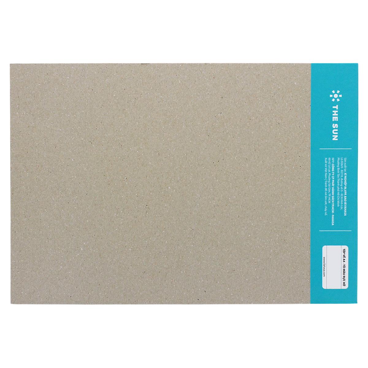 Tập Vẽ A4 - 40 Trang 120gsm - The Sun - Tô Màu Rực Rỡ