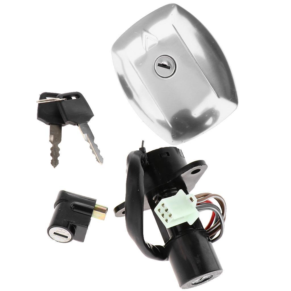 Ignition Switch Key Lock Gas Tank Set Water Resistance for Suzuki GS125