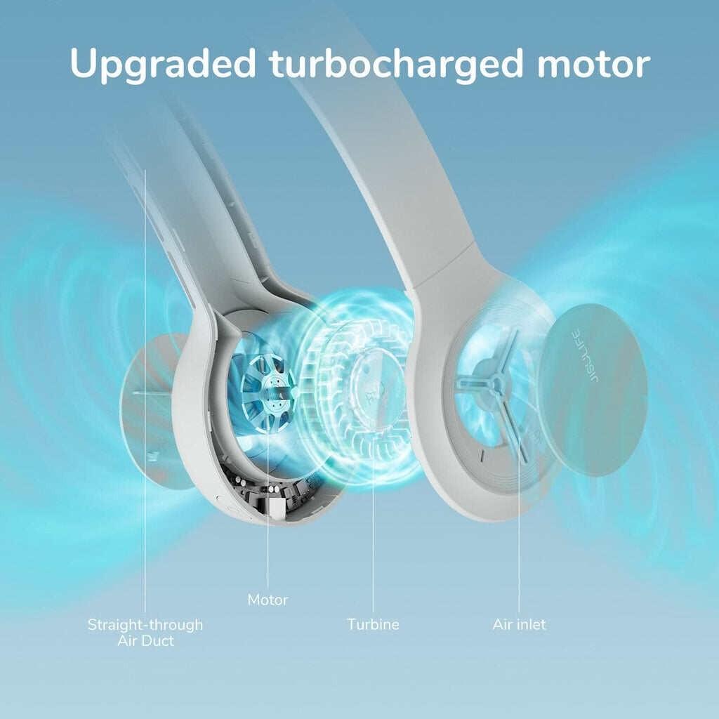 Quạt Đeo Cổ Không Cánh JISULIFE FA31 Siêu Mát 270 Độ - Pin 4500mAh Sử Dụng Đến 16H - Hàng Chính Hãng - Bảo Hành 12 Tháng