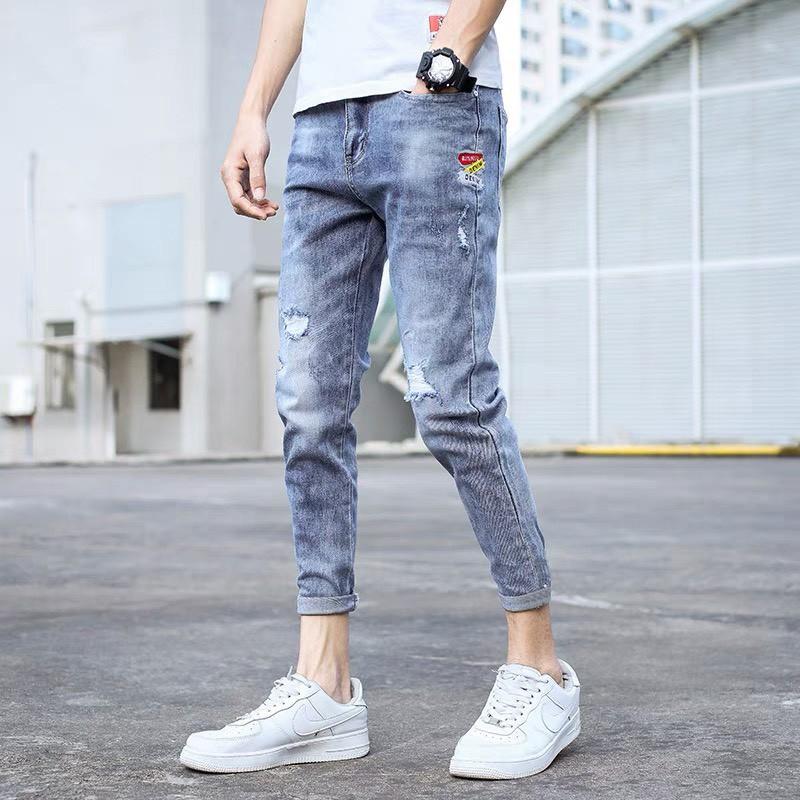 Quần Jean Nam - Quần Bò Nam co dãn ôm form tôn dáng chuẩn, quần jean thời trang cao cấp nam Muradfashion mẫu NT521