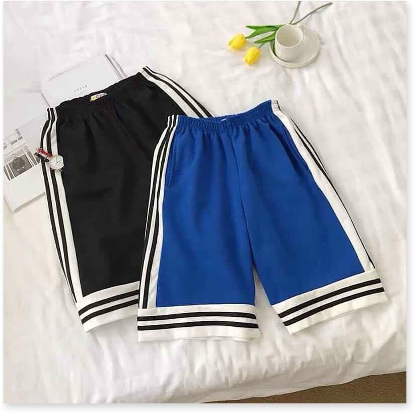 QUẦN SHORT NỮ KẺ SỌC CÁ TÍNH CHẤT THUN CO GIẢN 4 CHIỀU THOÁNG MÁT TRANG NEMO 36 FASHION