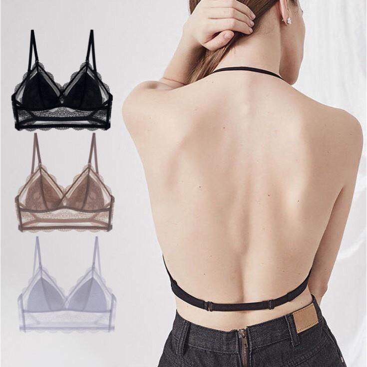 Bralette Ren Lưới Hở Lưng Sexy Mới ( mã B320)