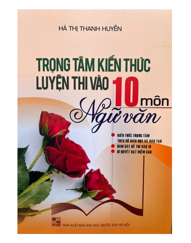 Sách - Trọng tâm kiến thức luyện thi vào 10 môn ngữ văn