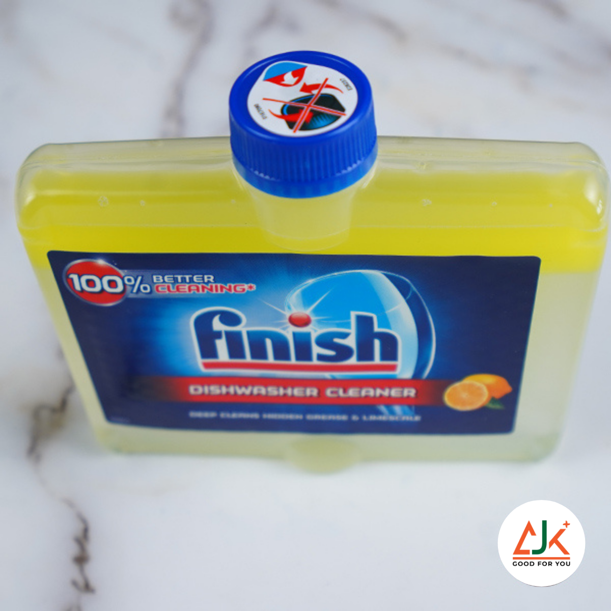 Dung dịch vệ sinh máy rửa bát Finish 250ml - Dành cho máy rửa chén - Nhập khẩu tại Đức