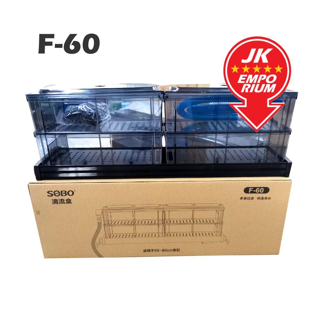 BỘ LỌC DÀN MƯA SOBO F-30, F-60 2 TẦNG CHO HỒ CÁ CẢNH