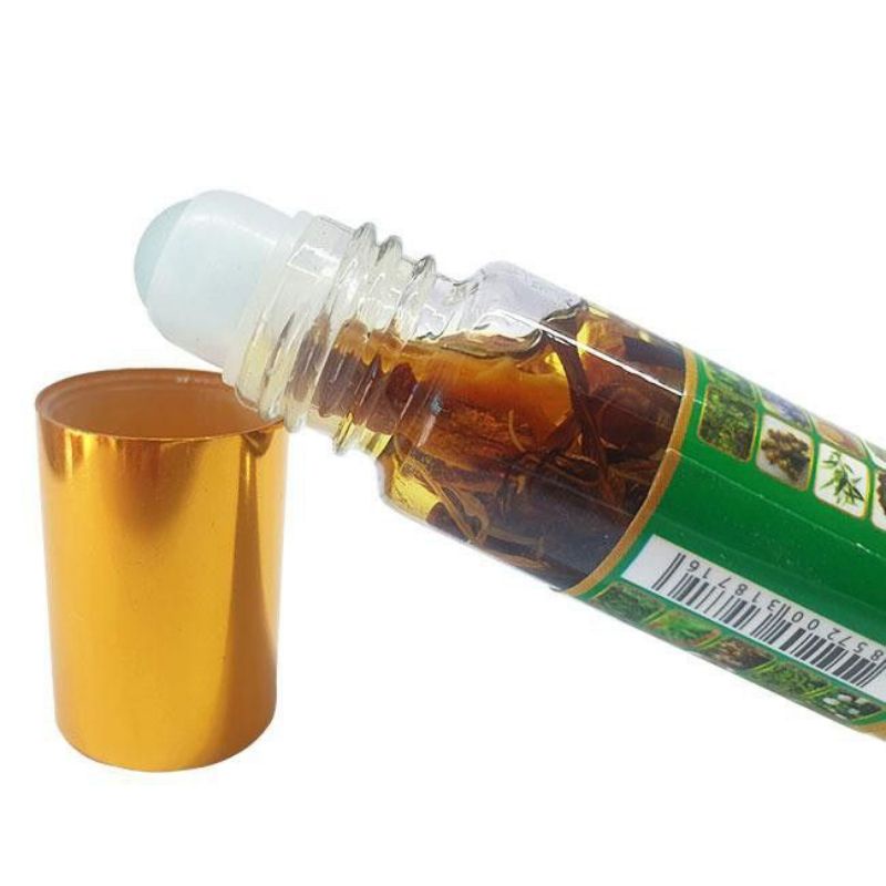 Dầu lăn thảo dược 29 vị Aroma Thai Oil Puya Brand Thái Lan( Chai 8 ml)