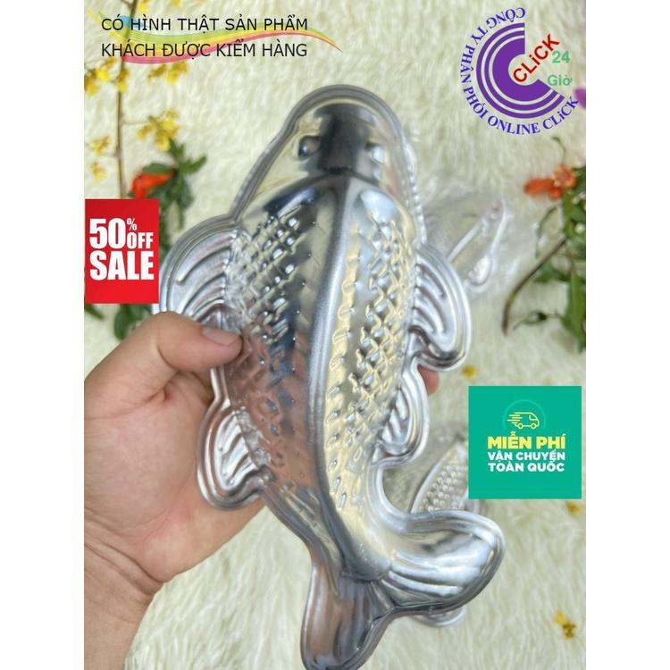 Khuôn Nhôm Cá Chép Đóng Xôi, Thạch Rau Câu, Bánh Trung Thu - Nhôm Cao Cấp, Hoạ Tiết Sắc Nét