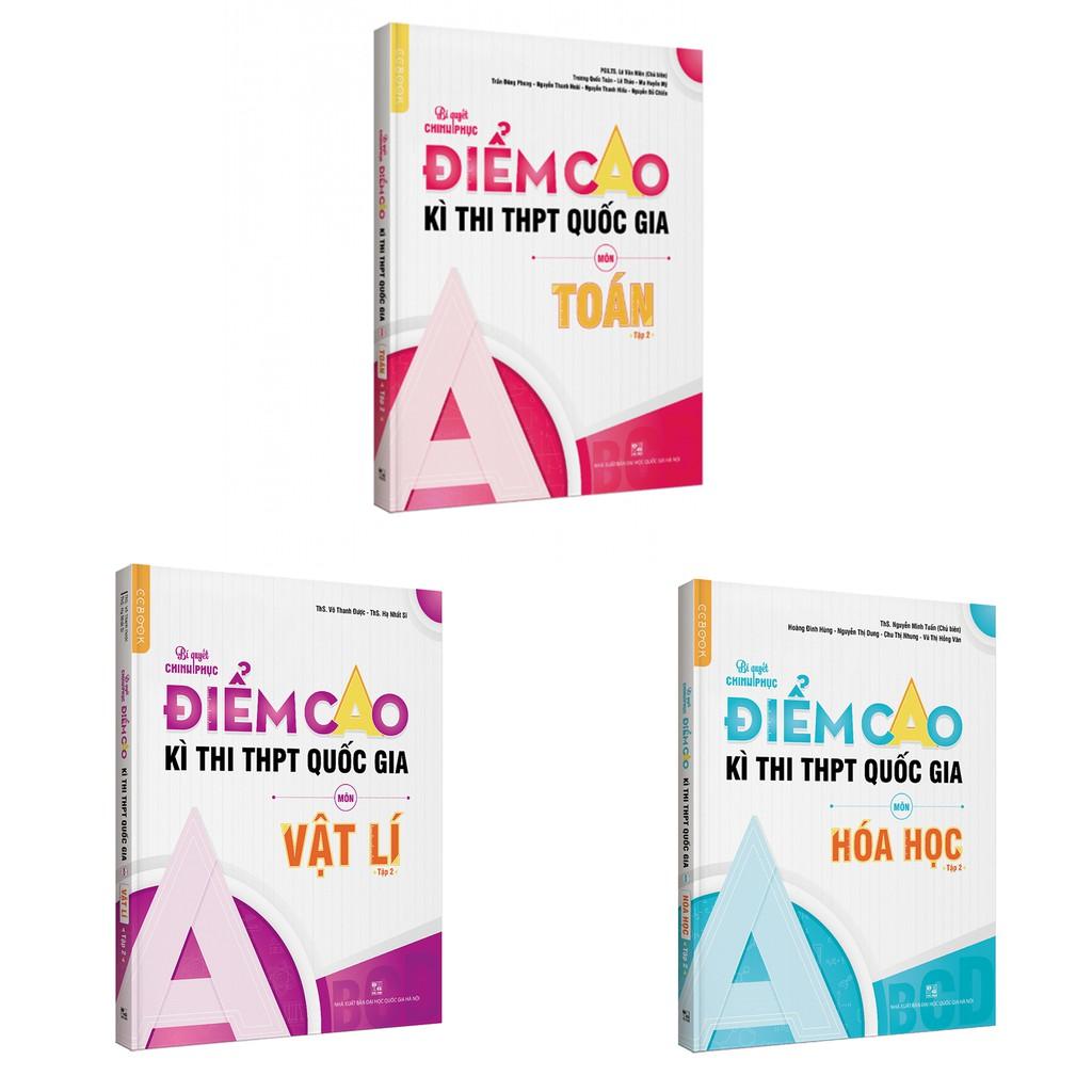 Sách - Combo luyện thi điểm cao khối A - Toán Lí Hoá - Tập 2 - NXB Đại học Quốc gia Hà Nội