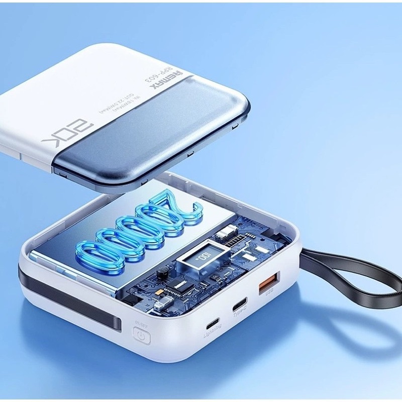 Pin sạc dự phòng Sothing Remax RPP-603 20000mah 2 cổng sạc nhanh, IOS, ANDROID màn hình LED hiển thị- Hàng chính hãng