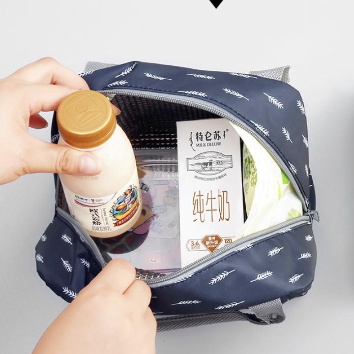 Sét 2 Túi Đựng Hộp Cơm Giữ Nhiệt Chống Thấm Nước